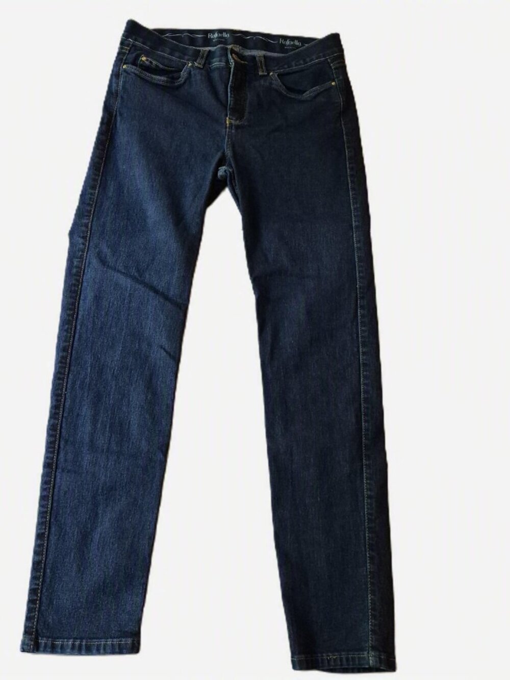 Rafaella Weekend Jeans Women Size 10 Dark Wash Straight Leg Stretch Denim Cotton